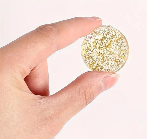 Pattogó gumilabda, átmérő: 30 mm - tenyér- és talpmasszázshoz